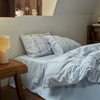 Cotton Yarn-Dyed Jacquard Stripe 4-Piece Bedding Set