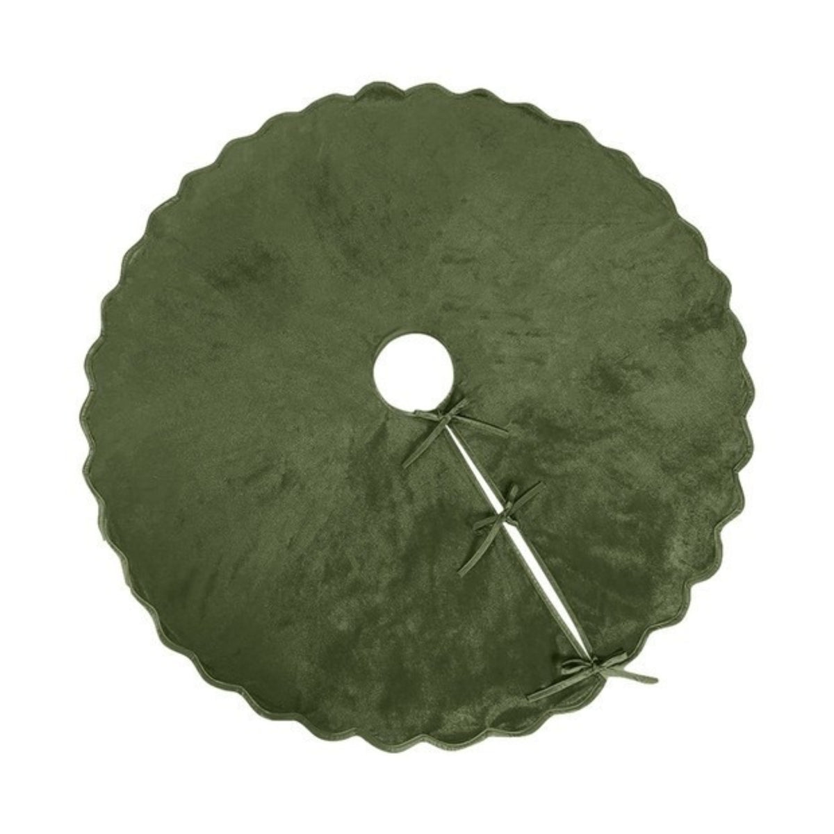 Pink Christmas Tree Skirt Velvet Tree Skirts, 48 Inch Xmas Decorations for Home Indoor Outdoor