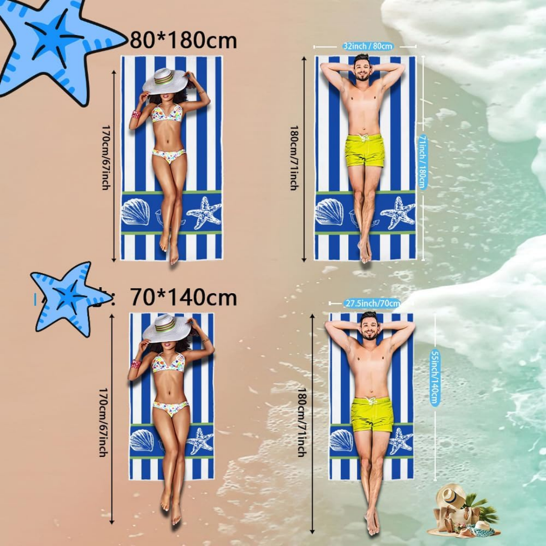 Custom Photo Beach Towels Soft Microfiber Lightweight Polyester Towel Anti-Sand for Family Friends Party Quick-Drying Bath Towel Birthday Gift