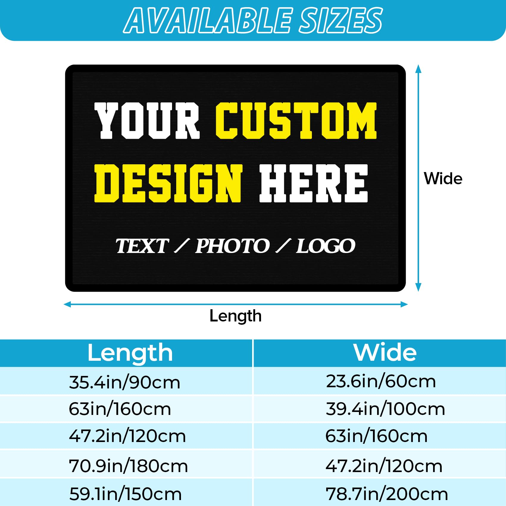 Custom Photo Carpet Logo Photo Rug Customizable Soft Washable Anti-Slip Home Living Room Sofa Mats Dropshipping Personalized Rug