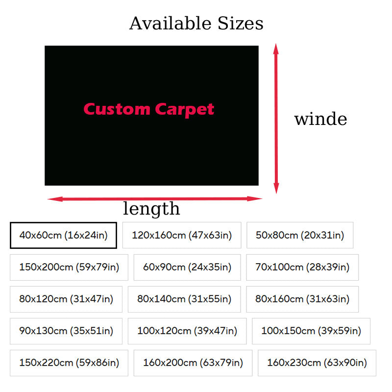 Custom Photo Carpet Logo Photo Rug Customizable Soft Washable Anti-Slip Home Living Room Sofa Mats Dropshipping Personalized Rug