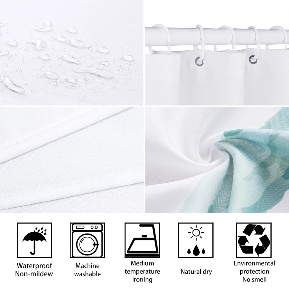 Customized Photo Shower Curtain Set Bathroom Waterproof Curtains Bath Decor For Pami VIP Link by fast delivery