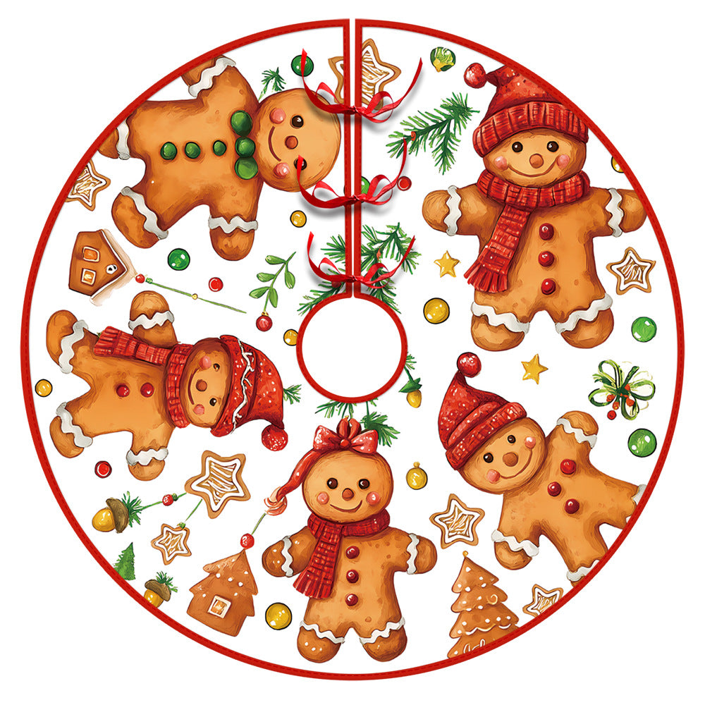 Christmas Tree Skirt Christmas Decoration Snowman Elderly Gnome Tree Skirt