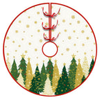 Christmas Tree Skirt Christmas Decoration Snowman Elderly Gnome Tree Skirt