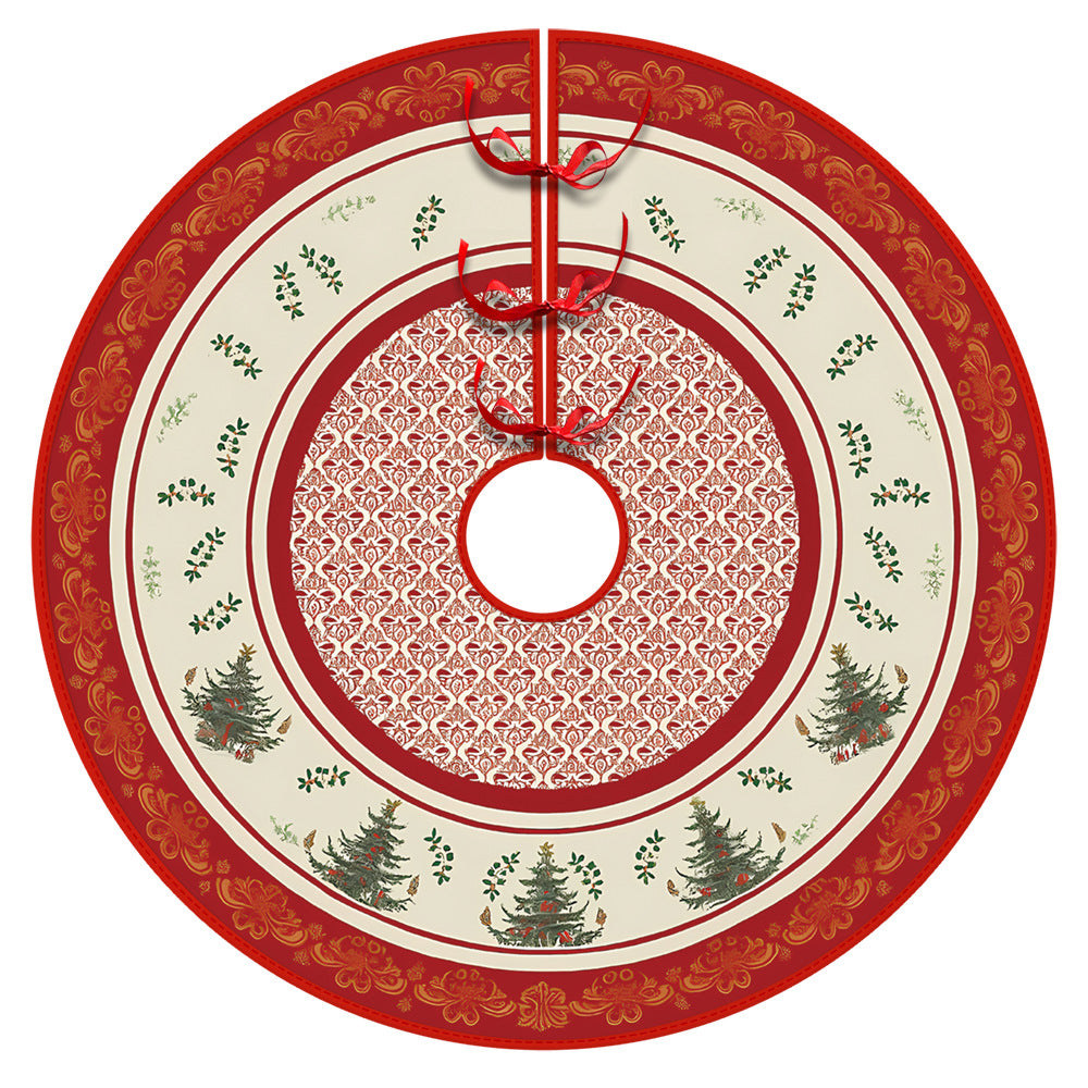 Christmas Tree Skirt Christmas Decoration Snowman Elderly Gnome Tree Skirt