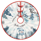 Christmas Tree Skirt Christmas Decoration Snowman Elderly Gnome Tree Skirt
