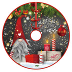 Christmas Tree Skirt Christmas Decoration Snowman Elderly Gnome Tree Skirt