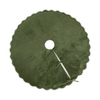 Pink Christmas Tree Skirt Velvet Tree Skirts, 48 Inch Xmas Decorations for Home Indoor Outdoor