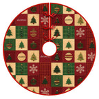 Christmas Tree Skirt Christmas Decoration Snowman Elderly Gnome Tree Skirt