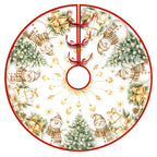 Christmas Tree Skirt Christmas Decoration Snowman Elderly Gnome Tree Skirt