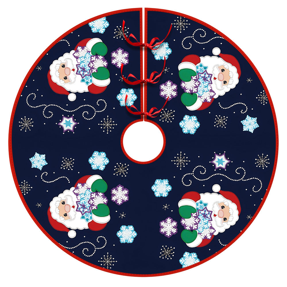Christmas Tree Skirt Christmas Decoration Snowman Elderly Gnome Tree Skirt