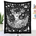 Halloween DIY Coloring Blanket with 24 Markers
