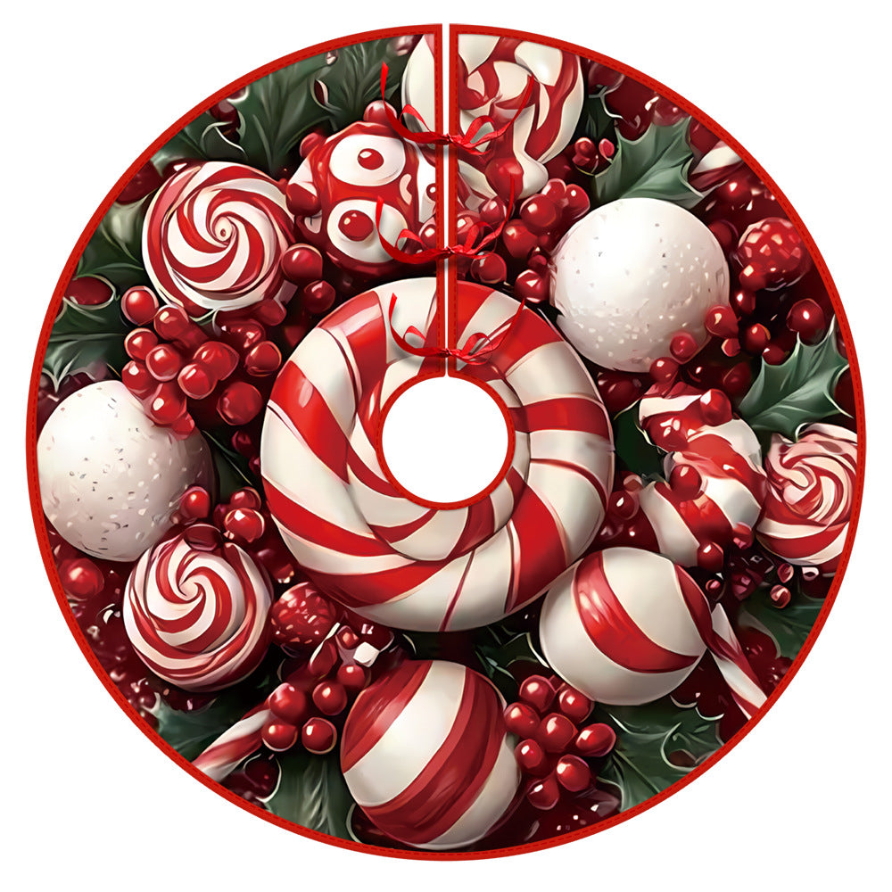 Christmas Tree Skirt Christmas Decoration Snowman Elderly Gnome Tree Skirt