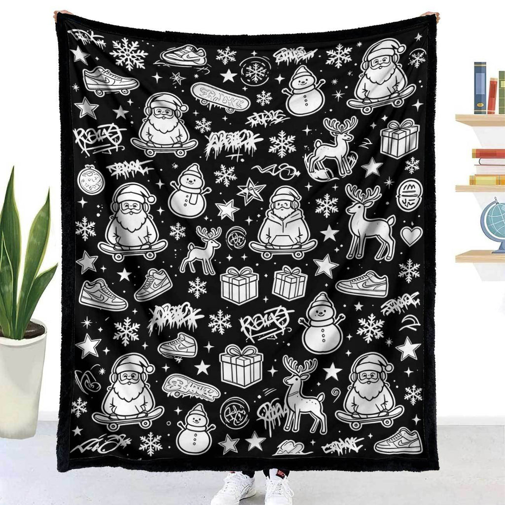 Halloween DIY Coloring Blanket with 24 Markers