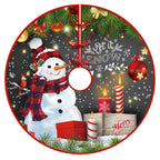 Christmas Tree Skirt Christmas Decoration Snowman Elderly Gnome Tree Skirt