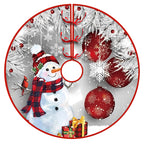Christmas Tree Skirt Christmas Decoration Snowman Elderly Gnome Tree Skirt