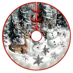 Christmas Tree Skirt Christmas Decoration Snowman Elderly Gnome Tree Skirt