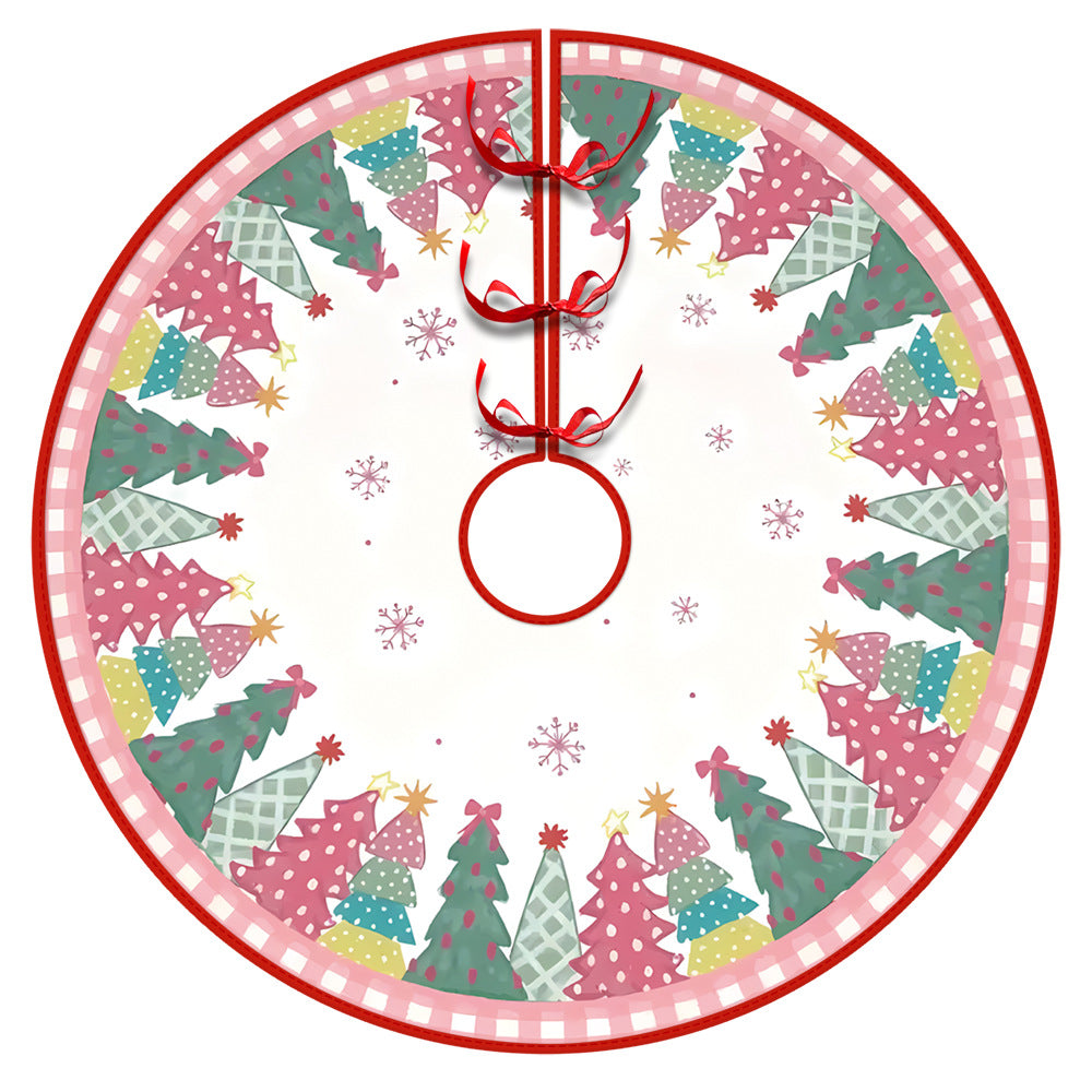 Christmas Tree Skirt Christmas Decoration Snowman Elderly Gnome Tree Skirt