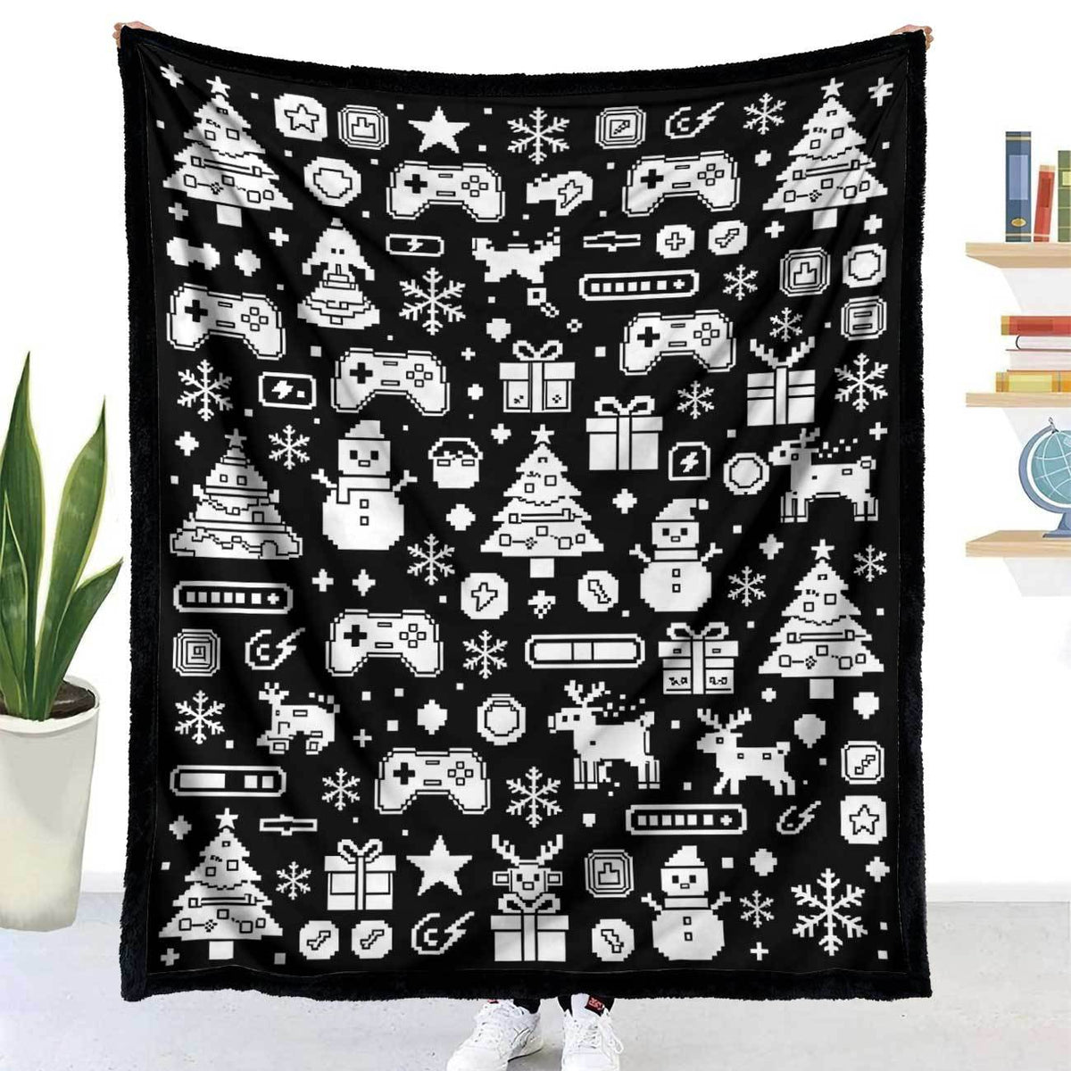 Halloween DIY Coloring Blanket with 24 Markers