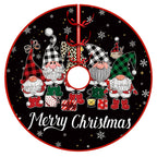 Christmas Tree Skirt Christmas Decoration Snowman Elderly Gnome Tree Skirt