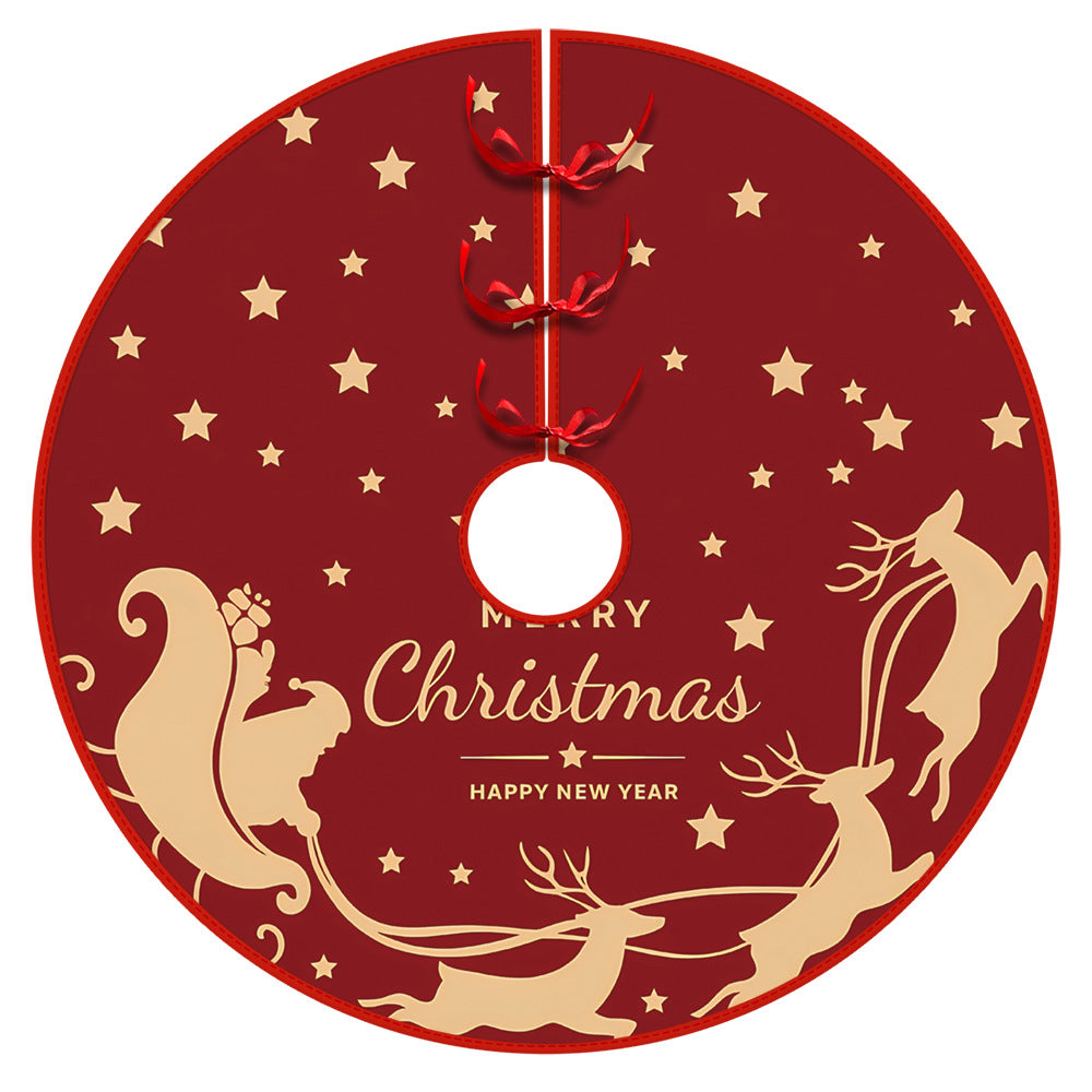 Christmas Tree Skirt Christmas Decoration Snowman Elderly Gnome Tree Skirt