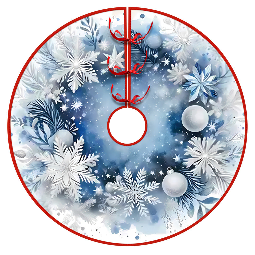 Christmas Tree Skirt Christmas Decoration Snowman Elderly Gnome Tree Skirt