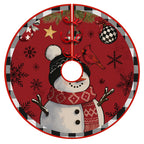 Christmas Tree Skirt Christmas Decoration Snowman Elderly Gnome Tree Skirt
