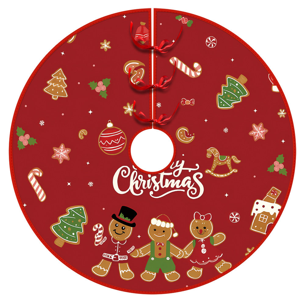 Christmas Tree Skirt Christmas Decoration Snowman Elderly Gnome Tree Skirt