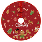 Christmas Tree Skirt Christmas Decoration Snowman Elderly Gnome Tree Skirt