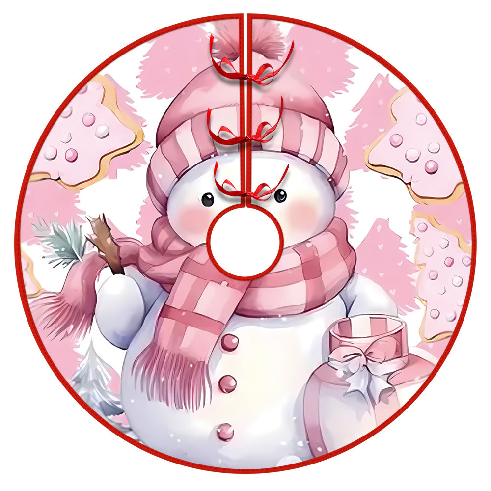 Christmas Tree Skirt Christmas Decoration Snowman Elderly Gnome Tree Skirt