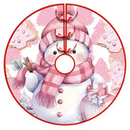 Christmas Tree Skirt Christmas Decoration Snowman Elderly Gnome Tree Skirt