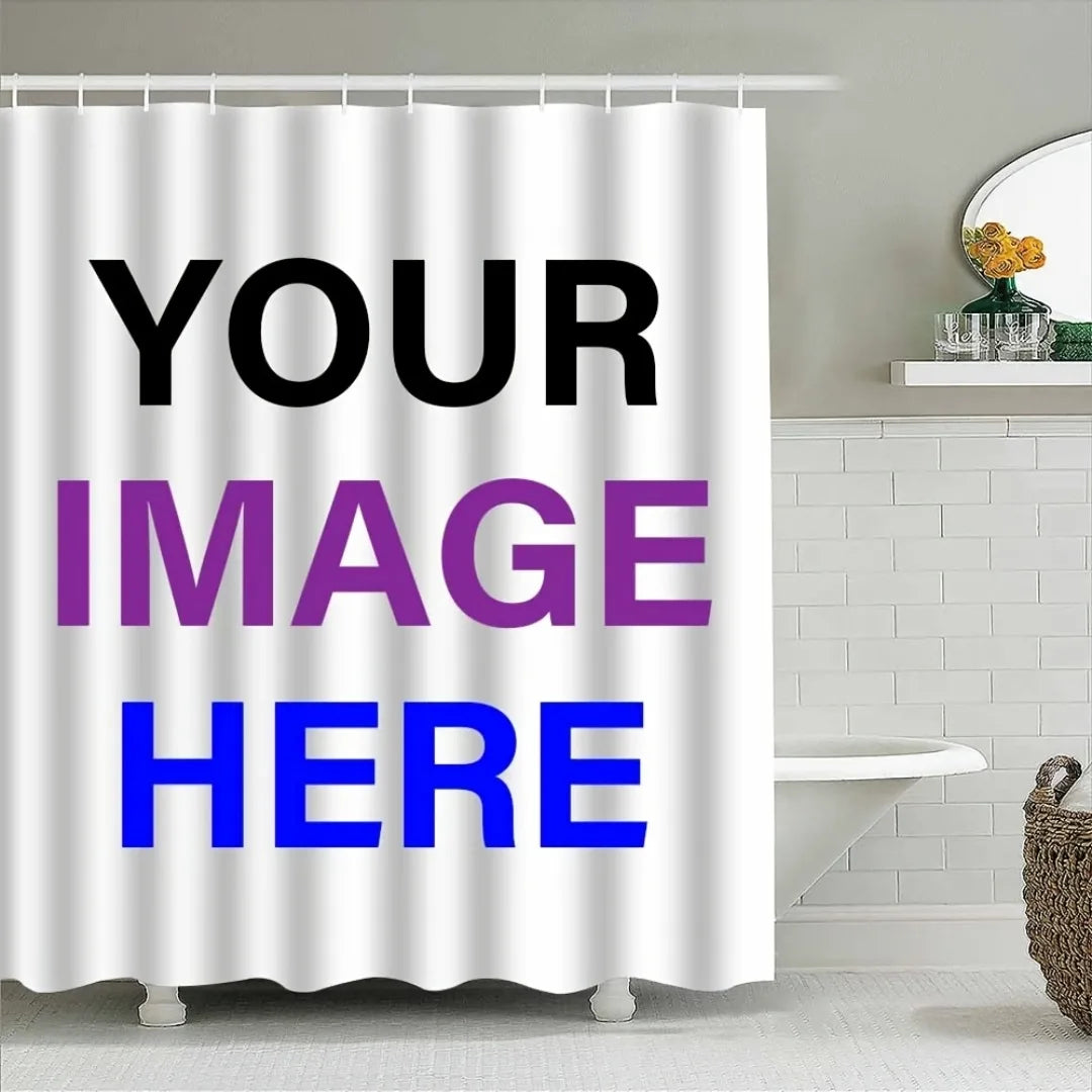 Customized Photo Shower Curtain Set Bathroom Waterproof Curtains Bath Decor For Pami VIP Link by fast delivery
