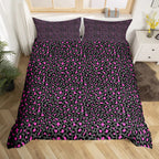 Leopard Print Bedding Set Animal Skin Duvet Cover For Kids Teens Adult Quilt Cover Polyester Comforter Cover With Pillowcase