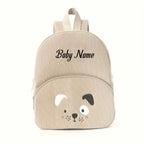 Personalized Corduroy Backpack Custom Name Embridery Kindergarten Schoolbags for Children Girls Boys Back to School