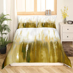 Rainbow Stripes Duvet Cover King Queen Visual Abstraction Bedding Set Optical Illusion Comforter Cover Geometric Quilt Cover