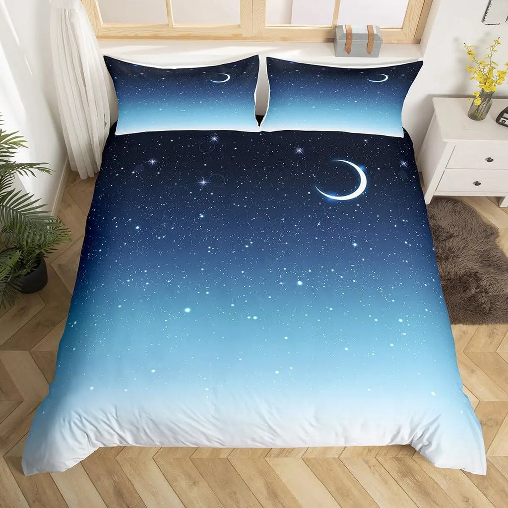 Galaxy Duvet Cover Starry Sky Bedding Set Twin Full Queen King Mysterious Outer Space Comforter Cover For Boys Girl Room Dorm