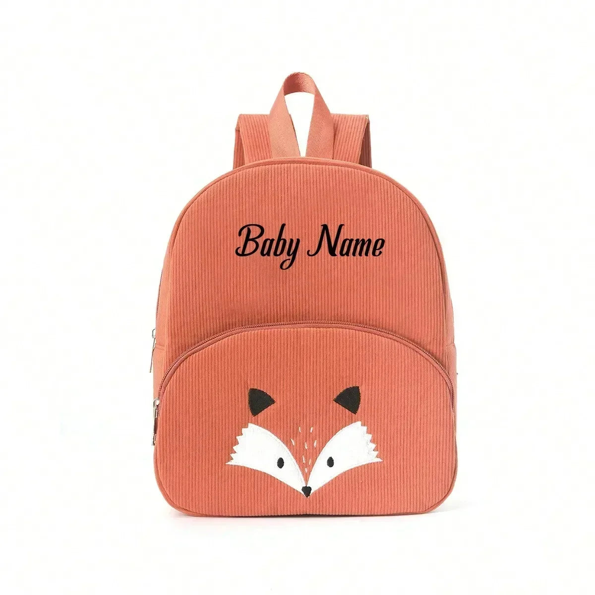 Personalized Corduroy Backpack Custom Name Embridery Kindergarten Schoolbags for Children Girls Boys Back to School