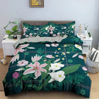 TOP Stripe Geometric Bedding Set Breathable Duvet Cover With Pillowcase Adults Queen King Size Quilt Cover Home Textiles