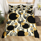 Rainbow Stripes Duvet Cover King Queen Visual Abstraction Bedding Set Optical Illusion Comforter Cover Geometric Quilt Cover
