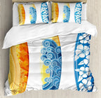 Surf Bedding Set For Bedroom Bed Home Hippie Classic Old Bus with Surfboard Freedom Holida Duvet Cover Quilt Cover Pillowcase