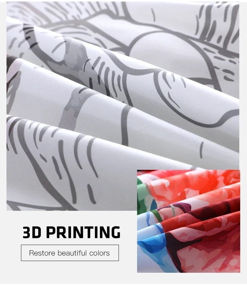 Cartoon D-Dog M-Man Bedding Set 3D Printed Duvet Cover Set Soft Single Twin Double Queen Size Birthday Gifts For Kids Room Decor