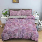 TOP Stripe Geometric Bedding Set Breathable Duvet Cover With Pillowcase Adults Queen King Size Quilt Cover Home Textiles