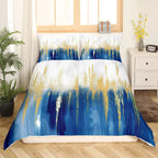 Rainbow Stripes Duvet Cover King Queen Visual Abstraction Bedding Set Optical Illusion Comforter Cover Geometric Quilt Cover