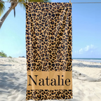 Customized Name Beach Towel 2024 New Bath Towels Stripe Printed Polyester Microfiber Towel Bath Towel Hot Sale Towel for Gift
