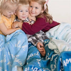 Personalized Blanket for Baby - 3 Sizes Custom Name Nursery Blanket for Newborn, Kids, Swaddle Gift