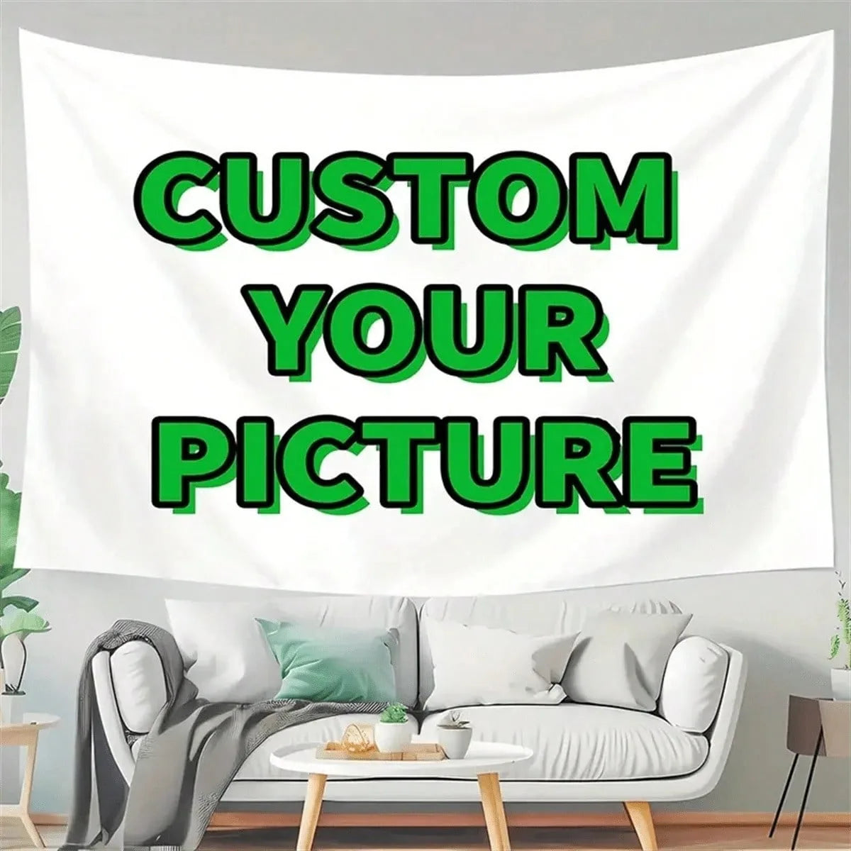 1pc Customize Personalized Tapestry With Photos For Birthday, Wedding, Christmas, Party, Father's/Mother's Day Home Decor