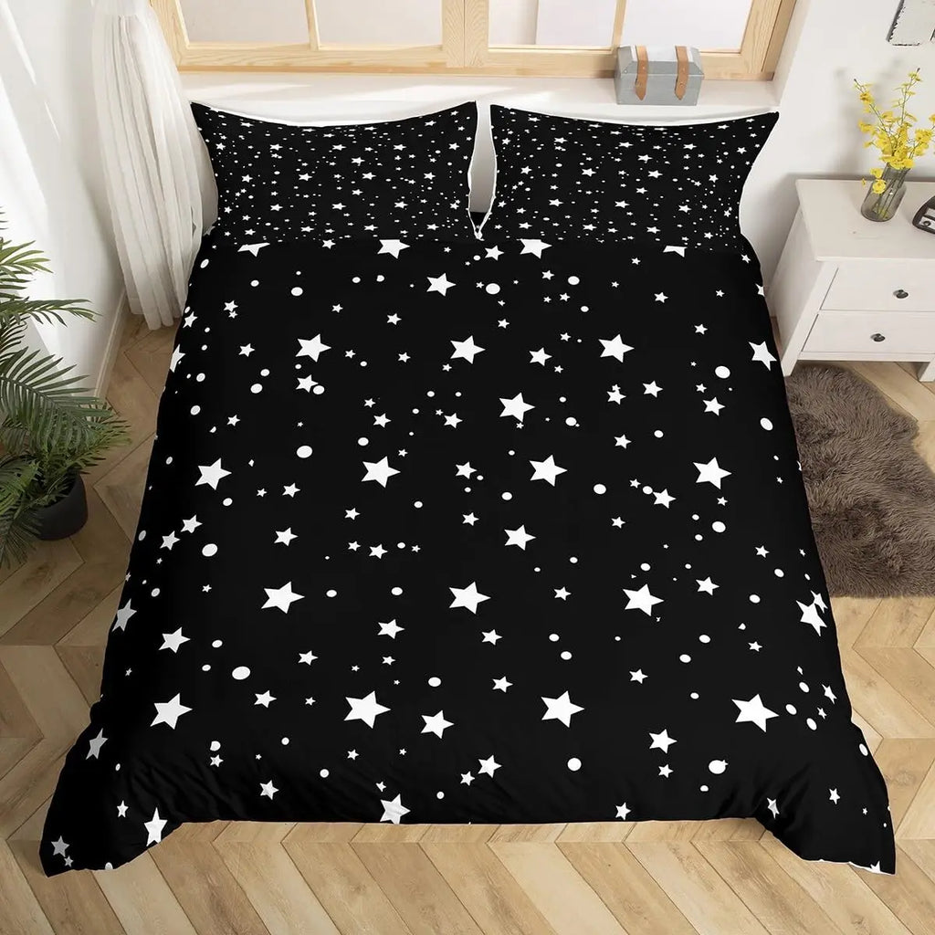 Galaxy Duvet Cover Starry Sky Bedding Set Twin Full Queen King Mysterious Outer Space Comforter Cover For Boys Girl Room Dorm