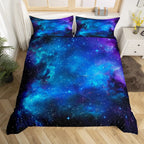 Galaxy Duvet Cover Starry Sky Bedding Set Twin Full Queen King Mysterious Outer Space Comforter Cover For Boys Girl Room Dorm