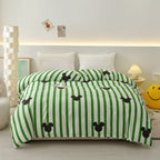 Striped Cotton Duvet Cover Only