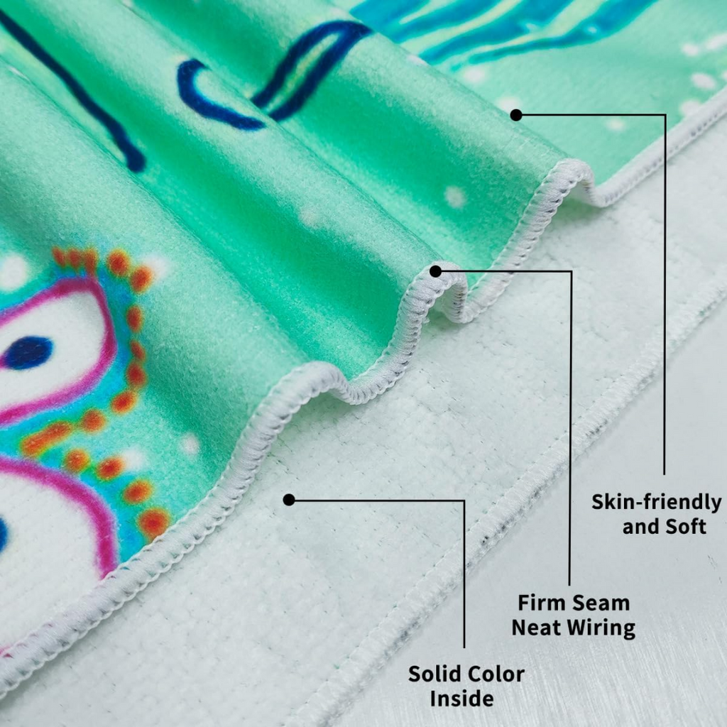 Custom Photo Beach Towels Soft Microfiber Lightweight Polyester Towel Anti-Sand for Family Friends Party Quick-Drying Bath Towel Birthday Gift